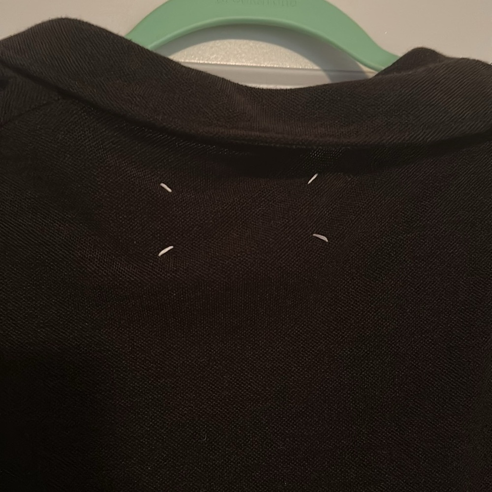 Maison Margiela Wool Pique Polo Shirt - Picture 5 of 5